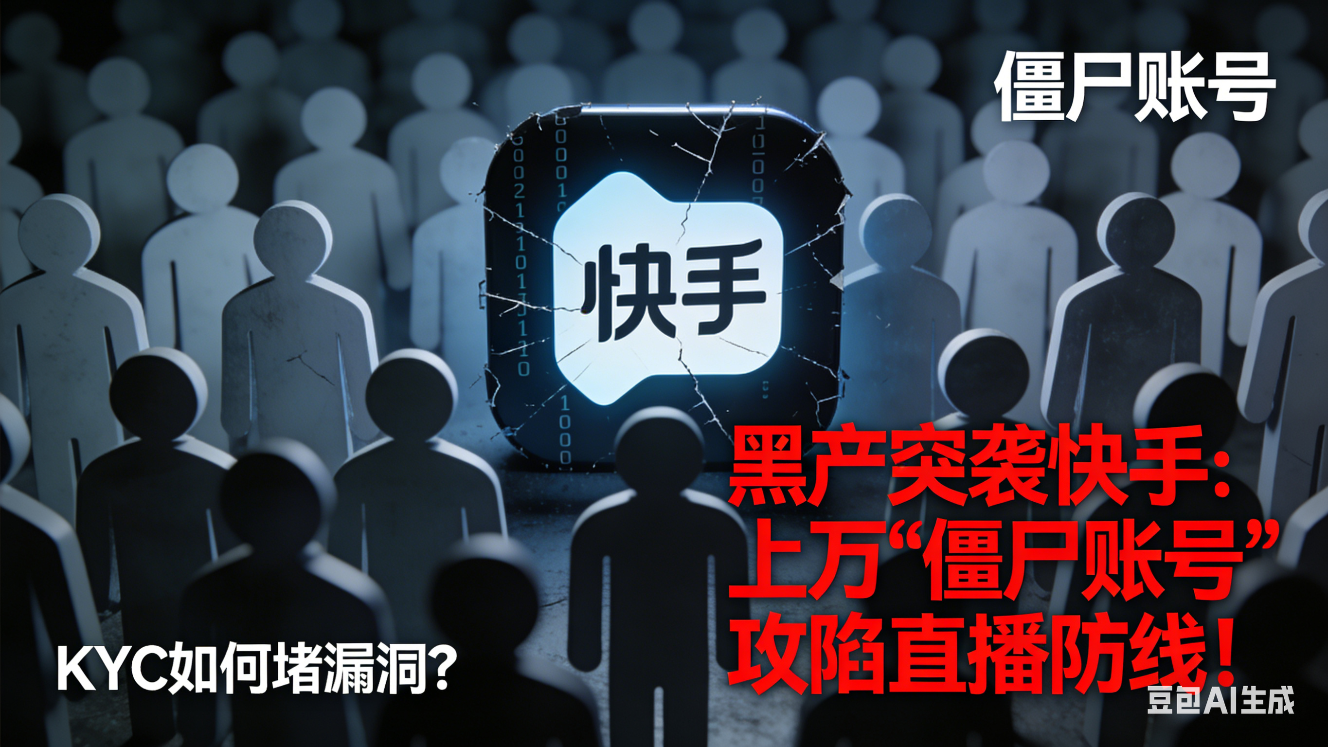 黑产突袭快手：上万“僵尸账号”攻陷直播防线！KYC如何堵漏洞？